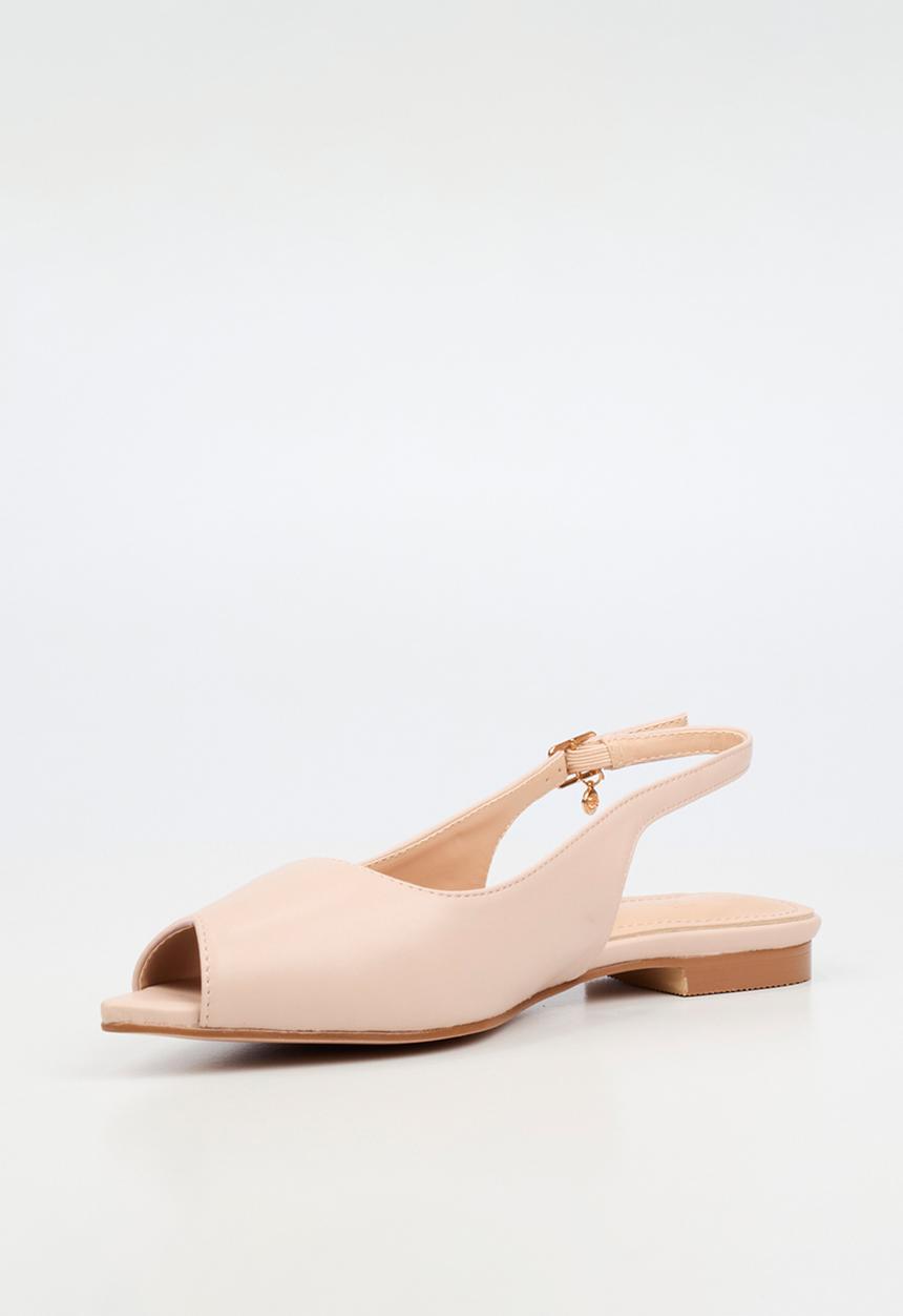 Miss Black - Lavelle 5 peep toe pump - natural