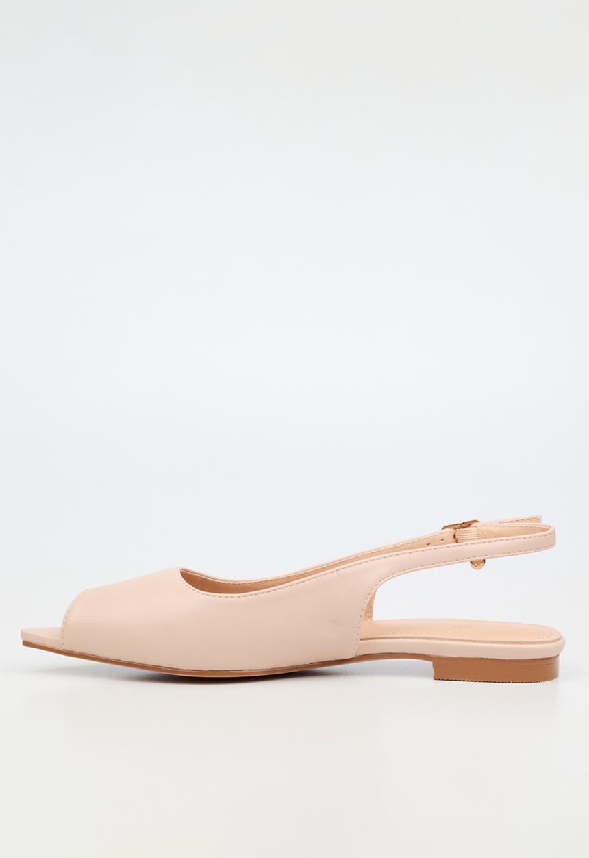 Miss Black - Lavelle 5 peep toe pump - natural