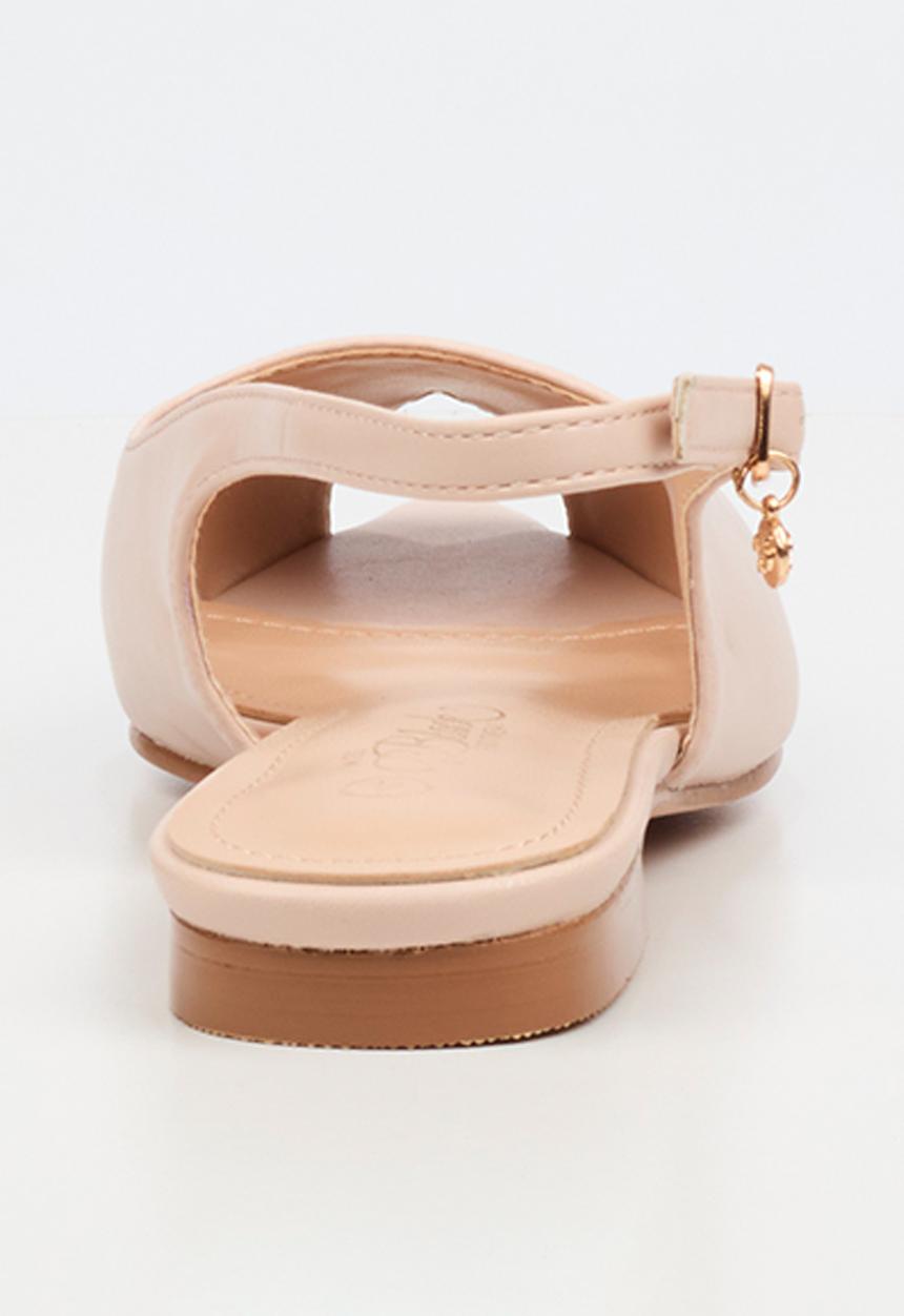 Miss Black - Lavelle 5 peep toe pump - natural