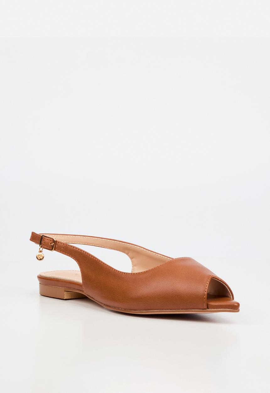 Miss Black - Lavelle 5 peep toe pump - brown