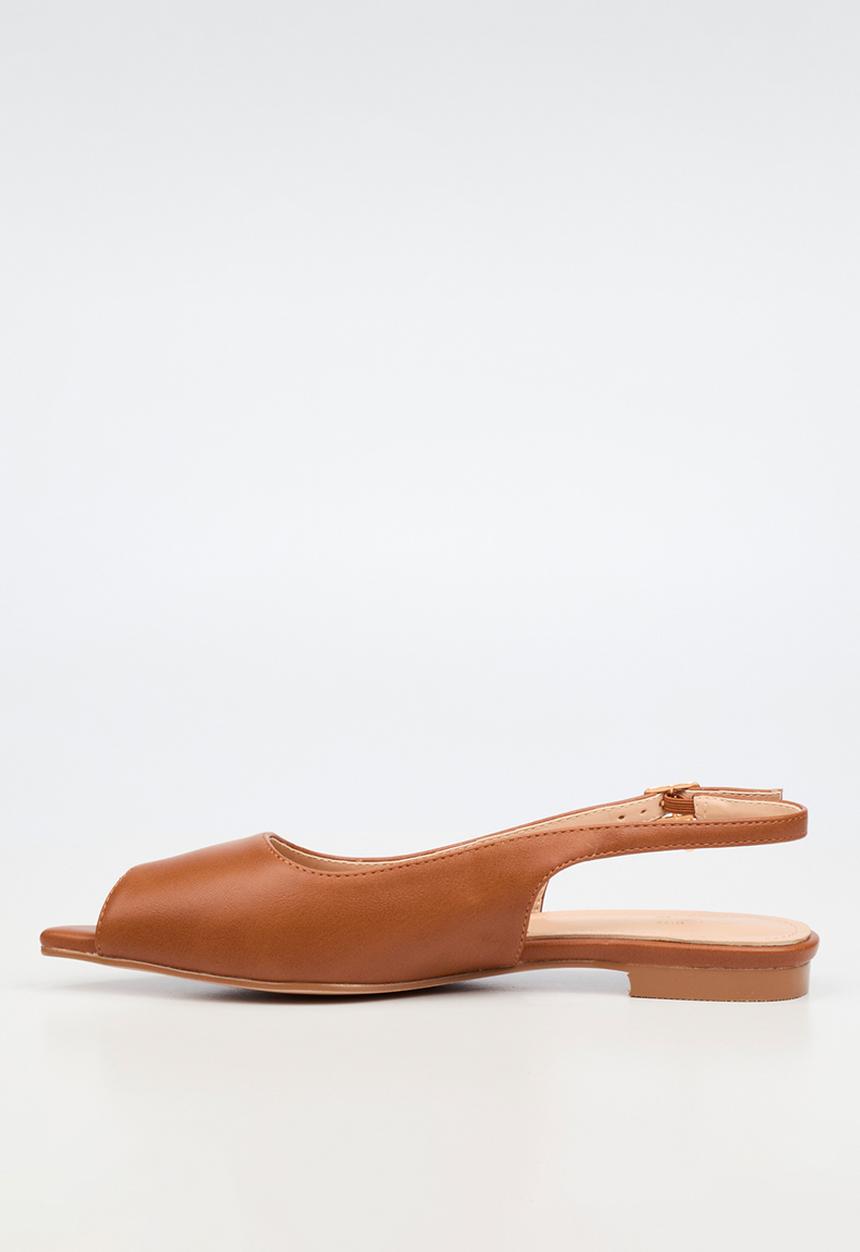 Miss Black - Lavelle 5 peep toe pump - brown