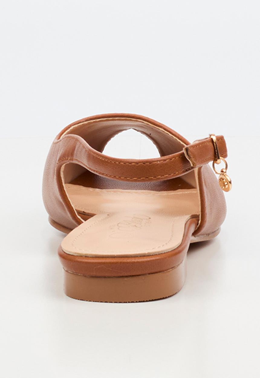 Miss Black - Lavelle 5 peep toe pump - brown