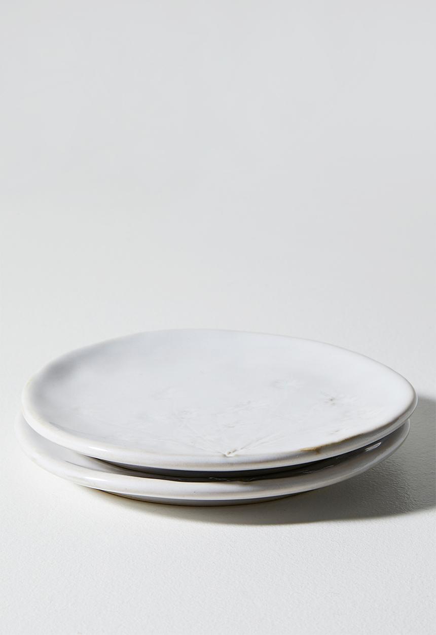 Sixth Floor - Stoneware Field Flower Side Plates Set 2