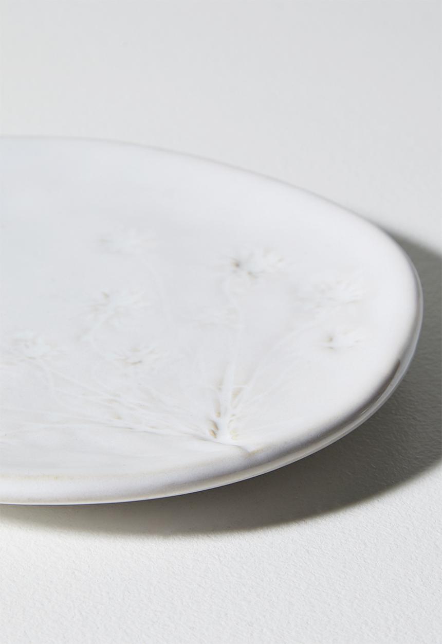 Sixth Floor - Stoneware Field Flower Side Plates Set 2