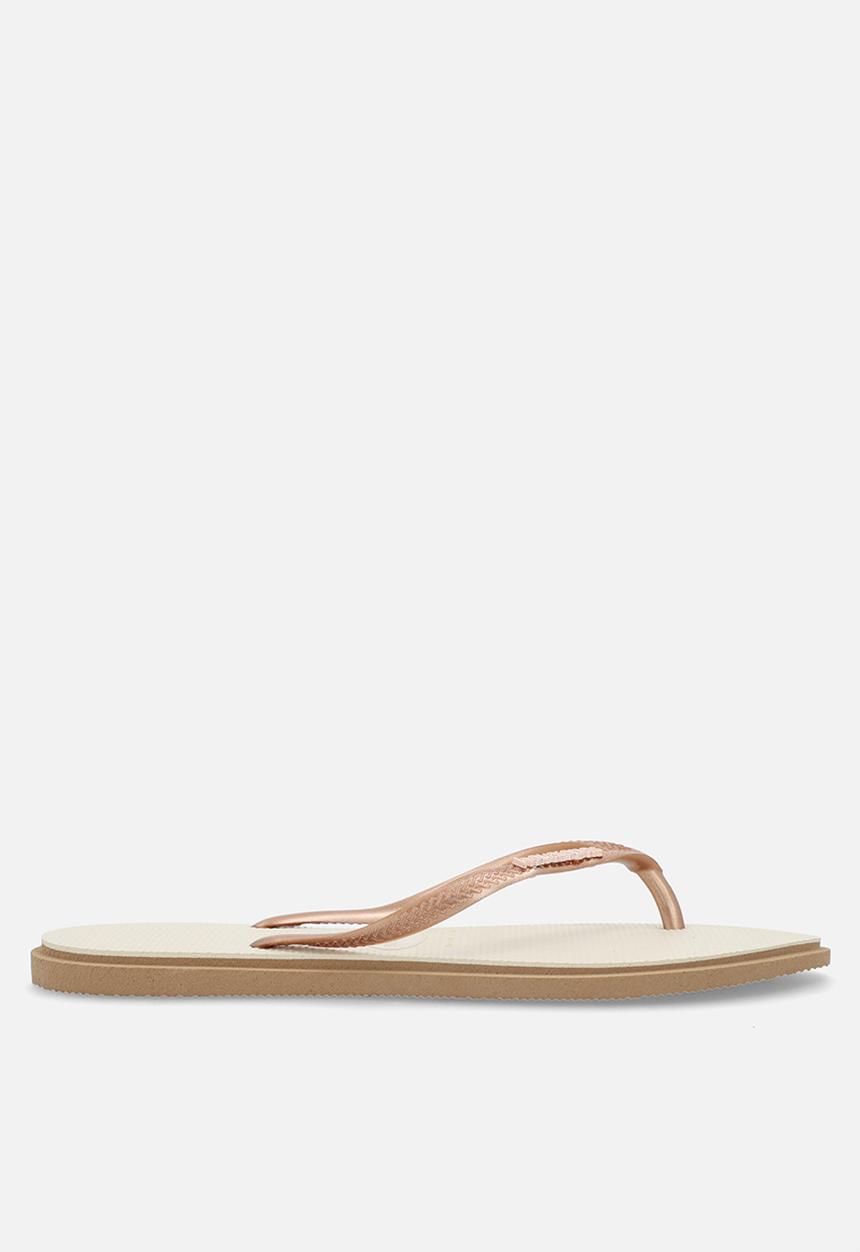 Havaianas - Slim point rose - gold/beige