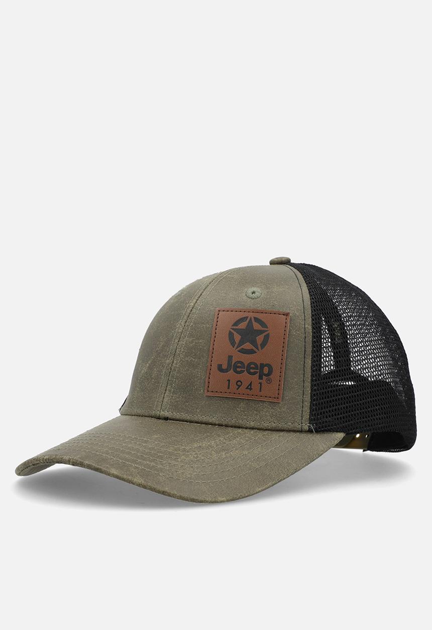JEEP - Oil skin cap - olive