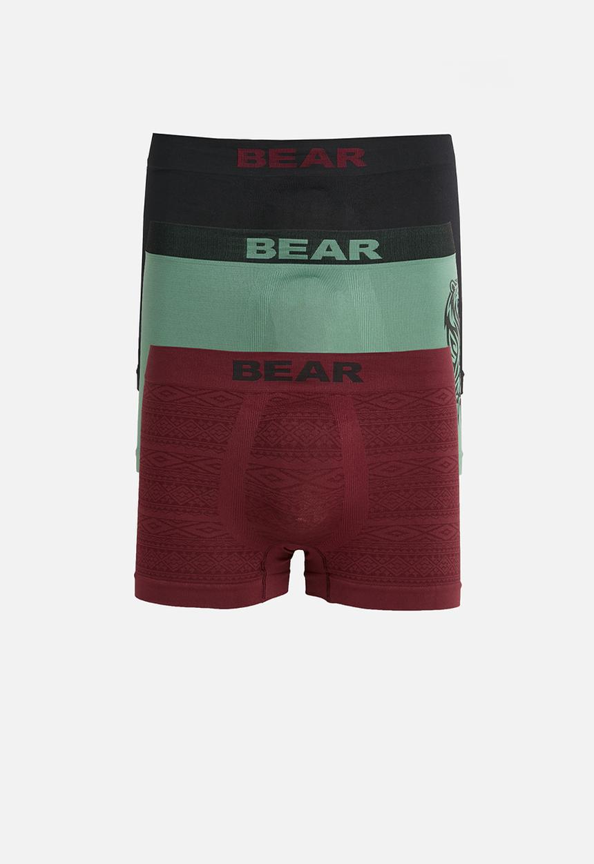 Bear - 3 Pack Seamless Bodyshort Multi