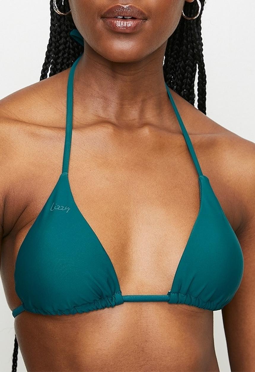 Lizzy - Levine bikini top - teal