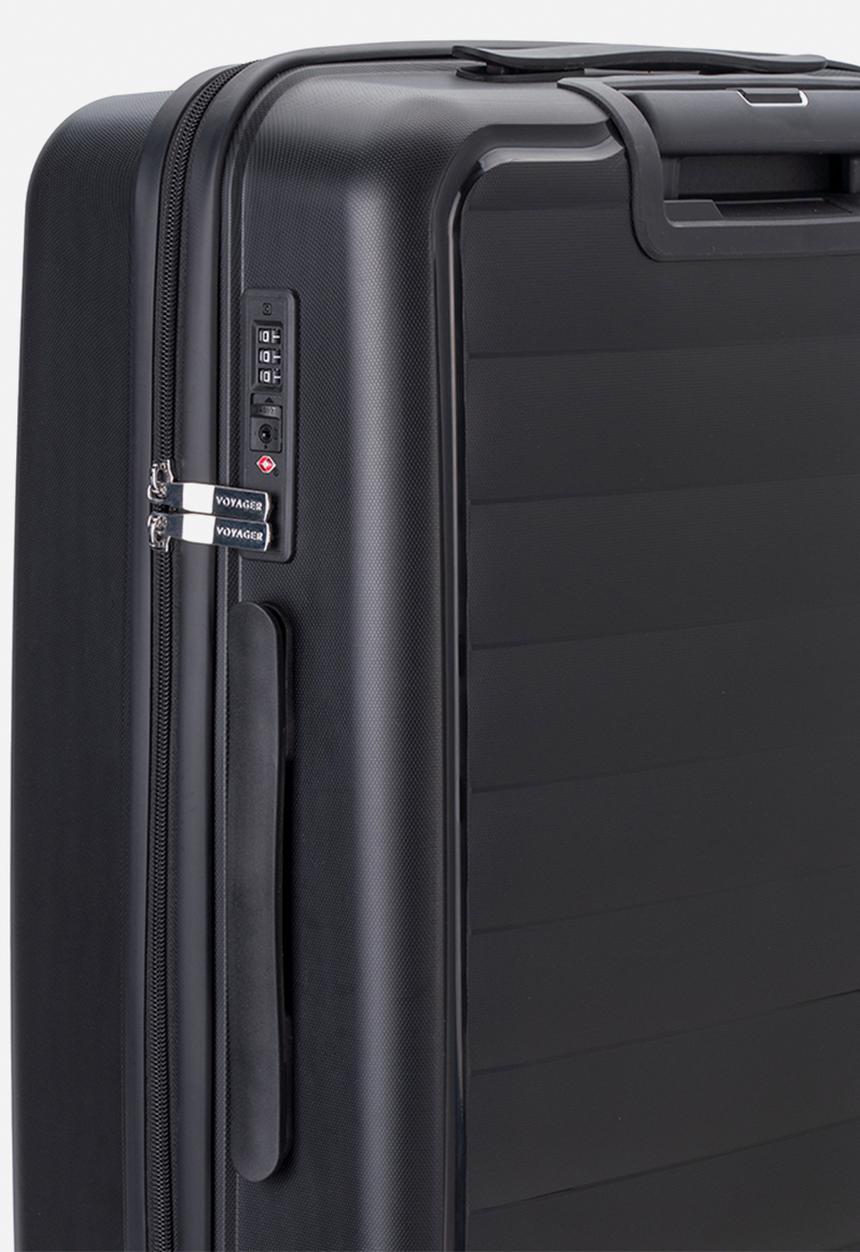 Voyager - Voyager Getaway 411 3 Piece Luggage Set - Black