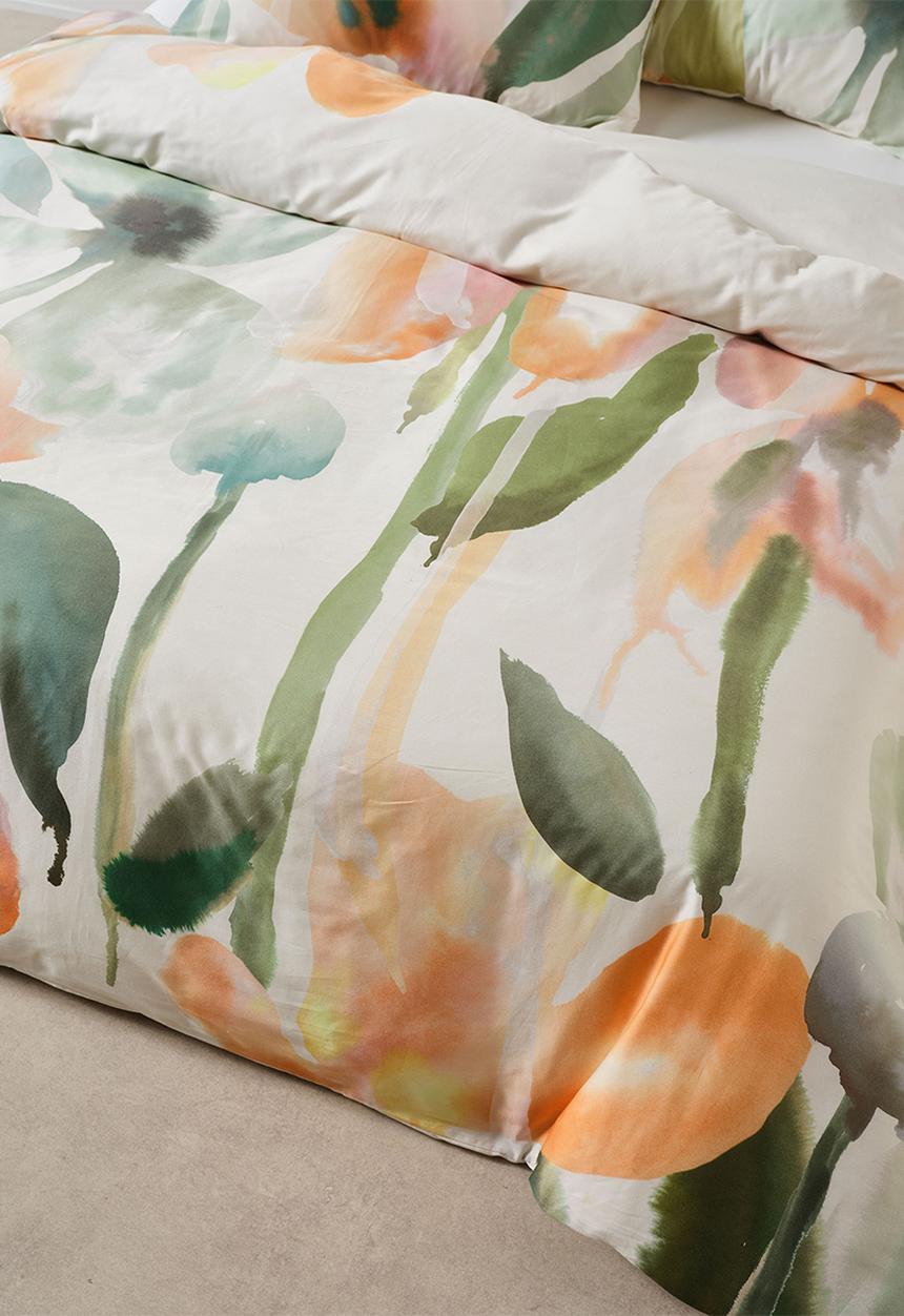 Linen House - Inga Duvet Cover Set - Jade