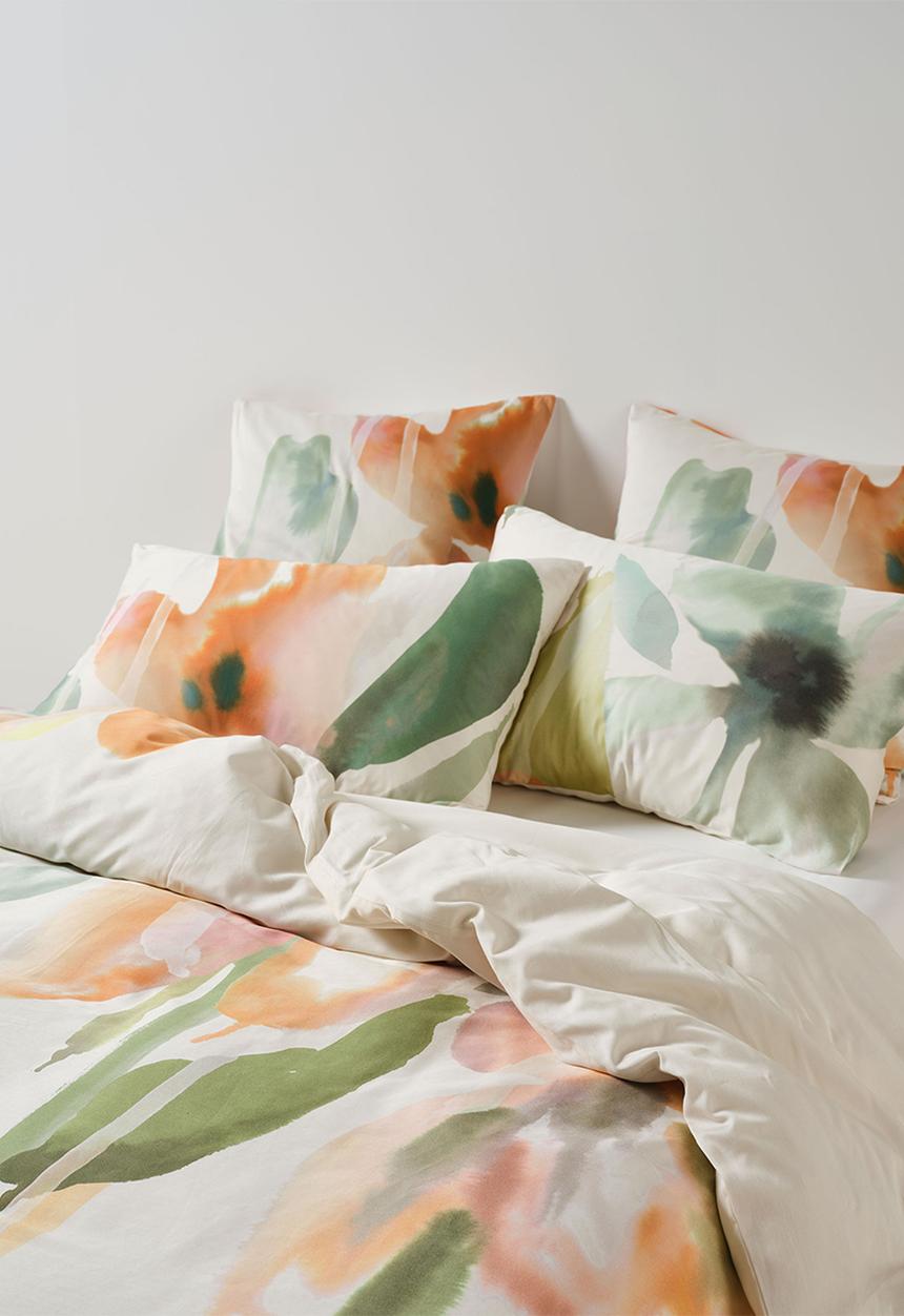 Linen House - Inga Duvet Cover Set - Jade