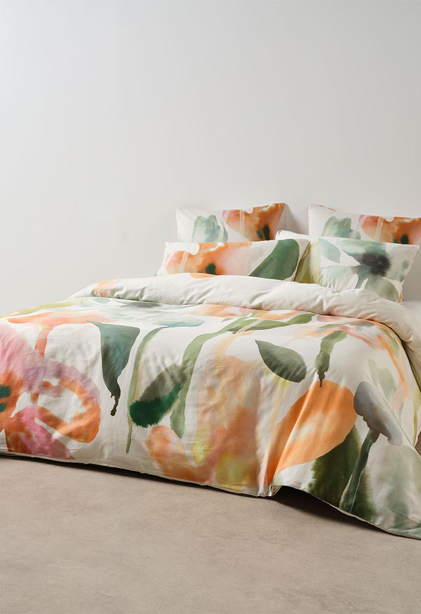 Linen House - Inga Duvet Cover Set - Jade