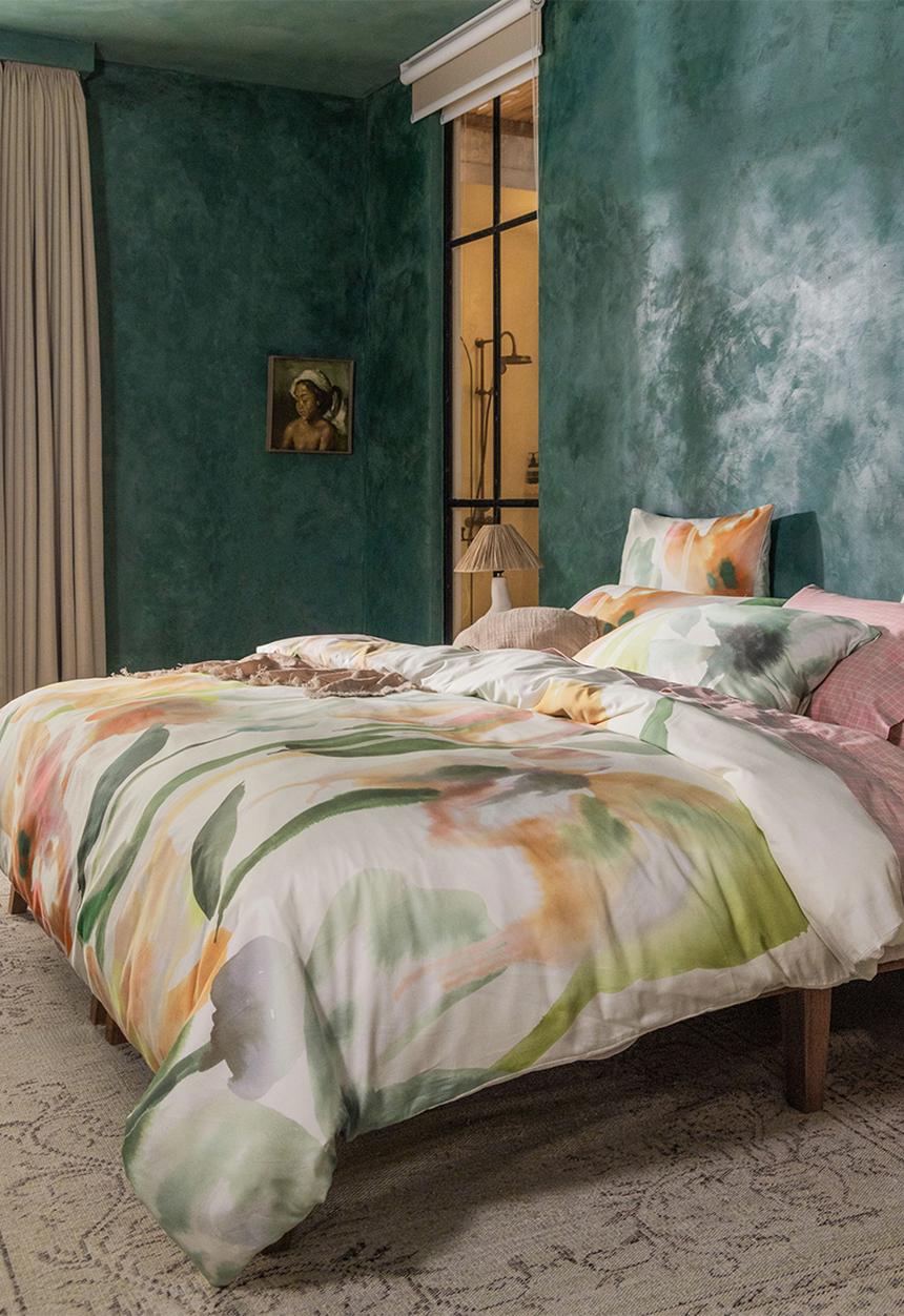 Linen House - Inga Duvet Cover Set - Jade