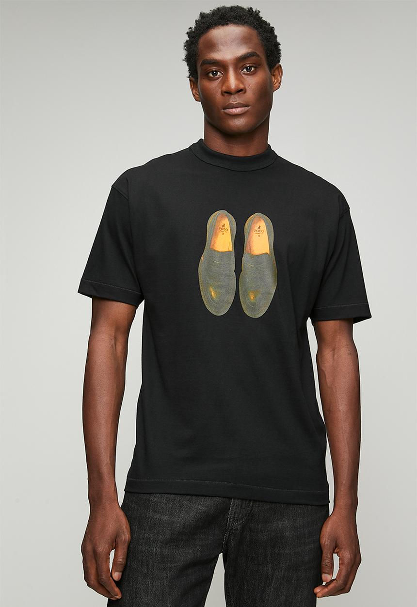 POLO - Mens pjc loafer logo tee - black