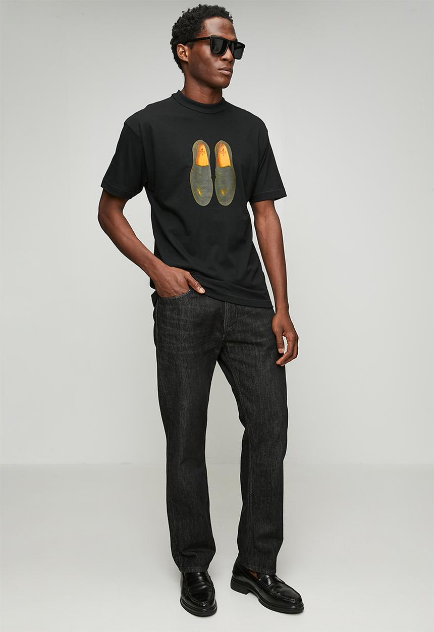 POLO - Mens pjc loafer logo tee - black