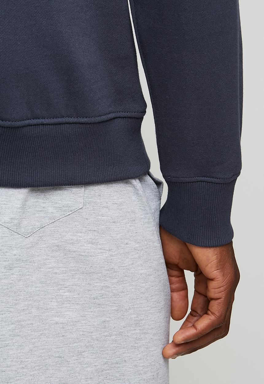 Reebok - ID small logo crew sweatshirt - vector navy