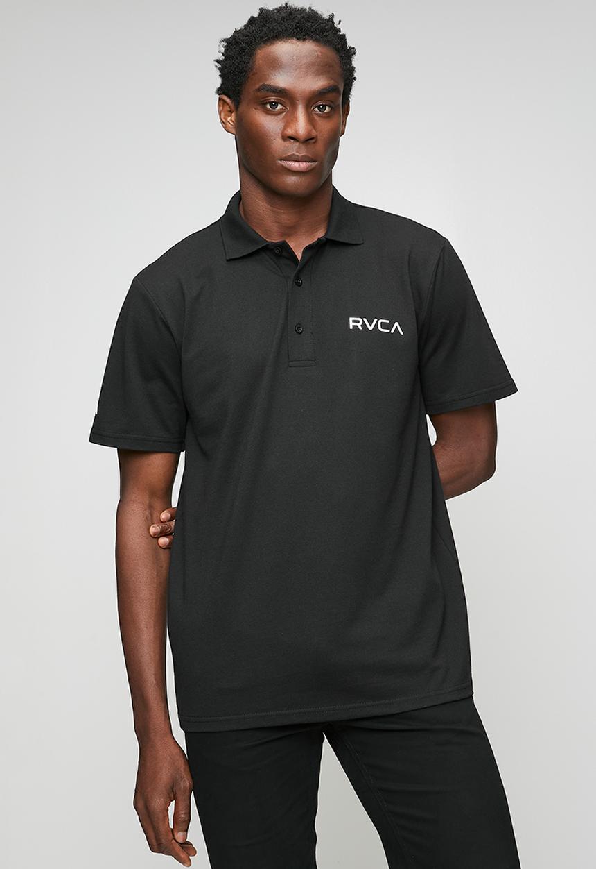 RVCA - SMALL RVCA POLO - BLACK