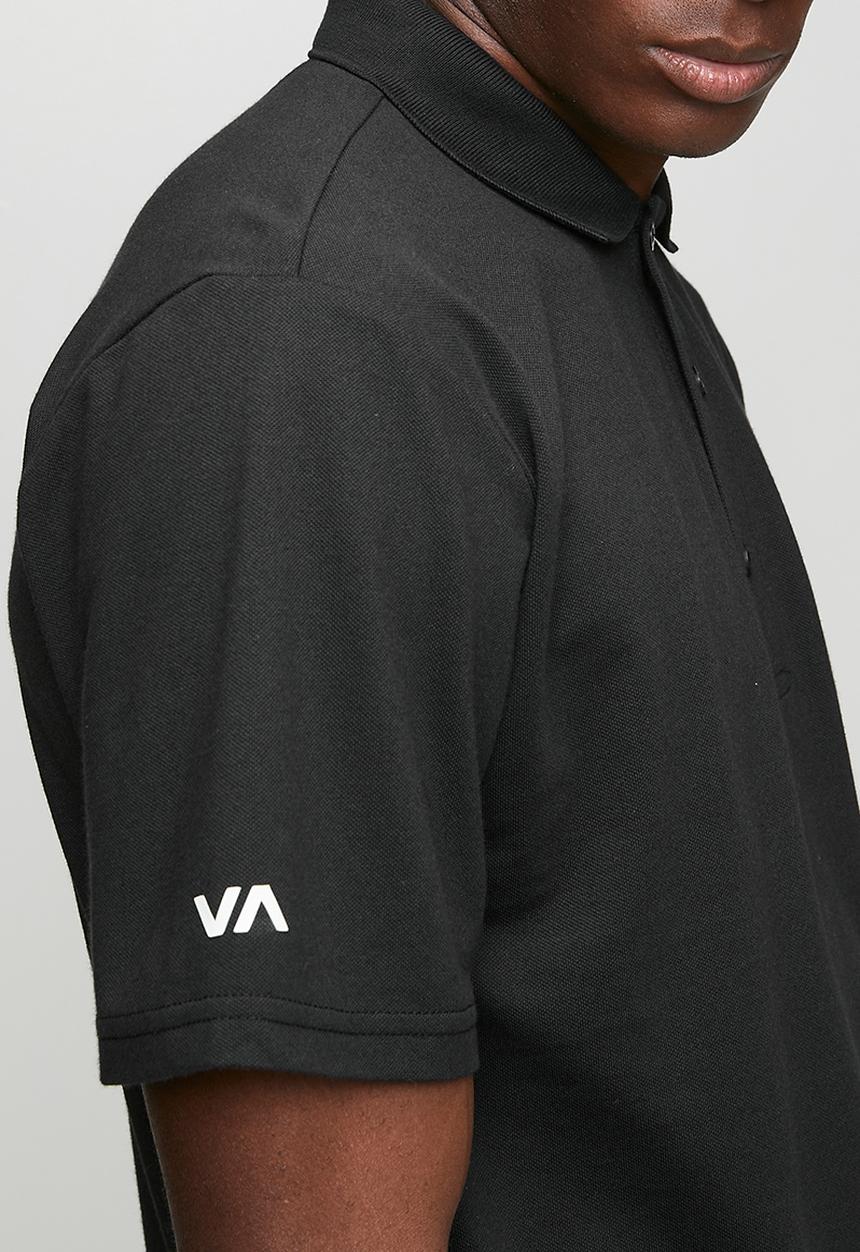 RVCA - SMALL RVCA POLO - BLACK