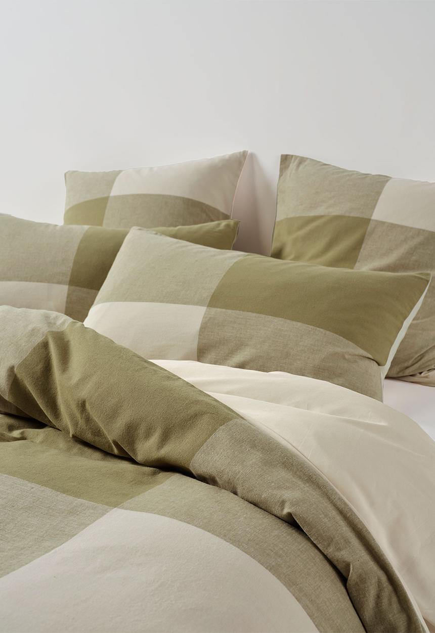 Linen House - Sicily Duvet Cover Set - Khaki