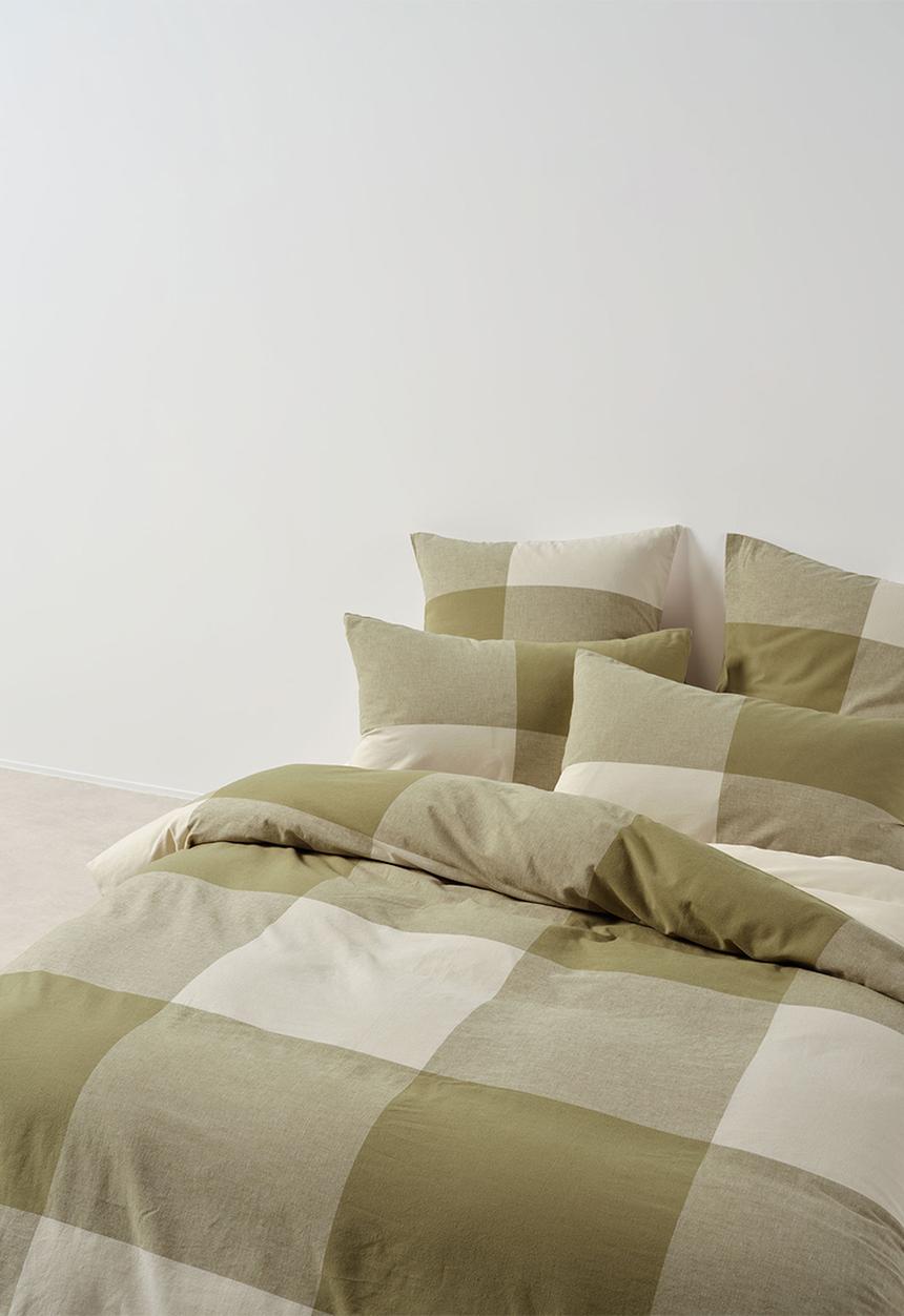 Linen House - Sicily Duvet Cover Set - Khaki