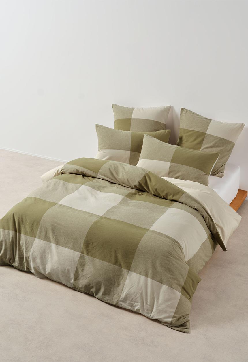 Linen House - Sicily Duvet Cover Set - Khaki