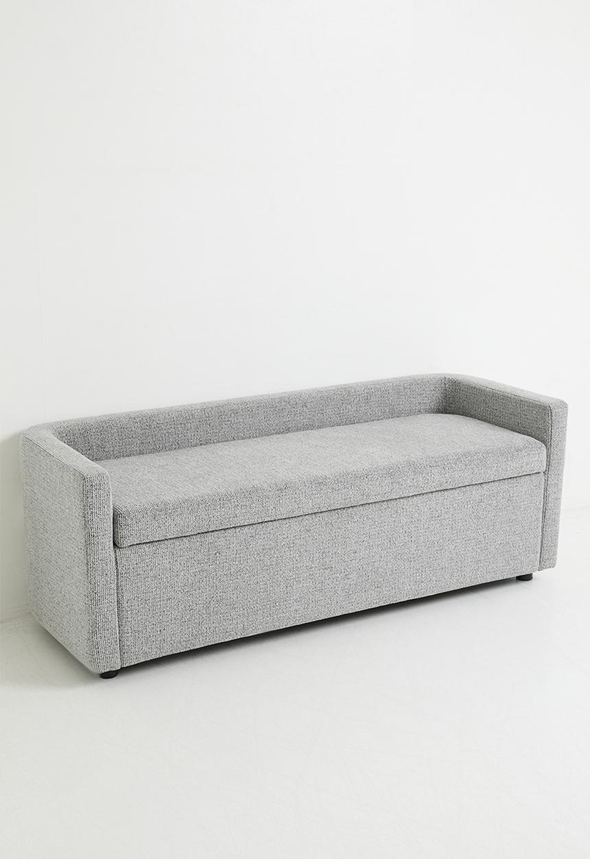 Sixth Floor - Romer Storage Bench - Charcoal