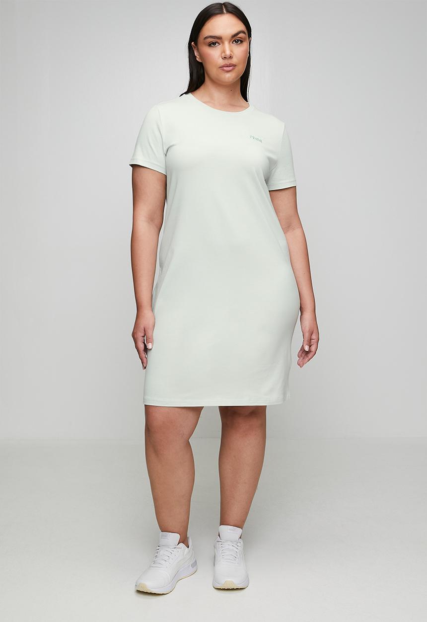 PUMA - Plus ess small no. 1 logo slim dress - créme de mint