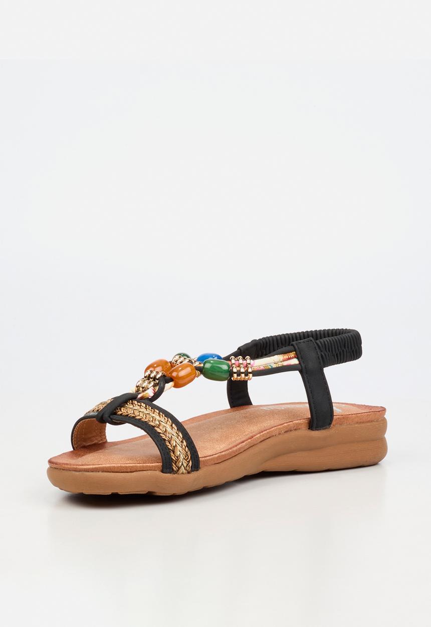 Butterfly Feet - Frani 1 slingback sandal - black