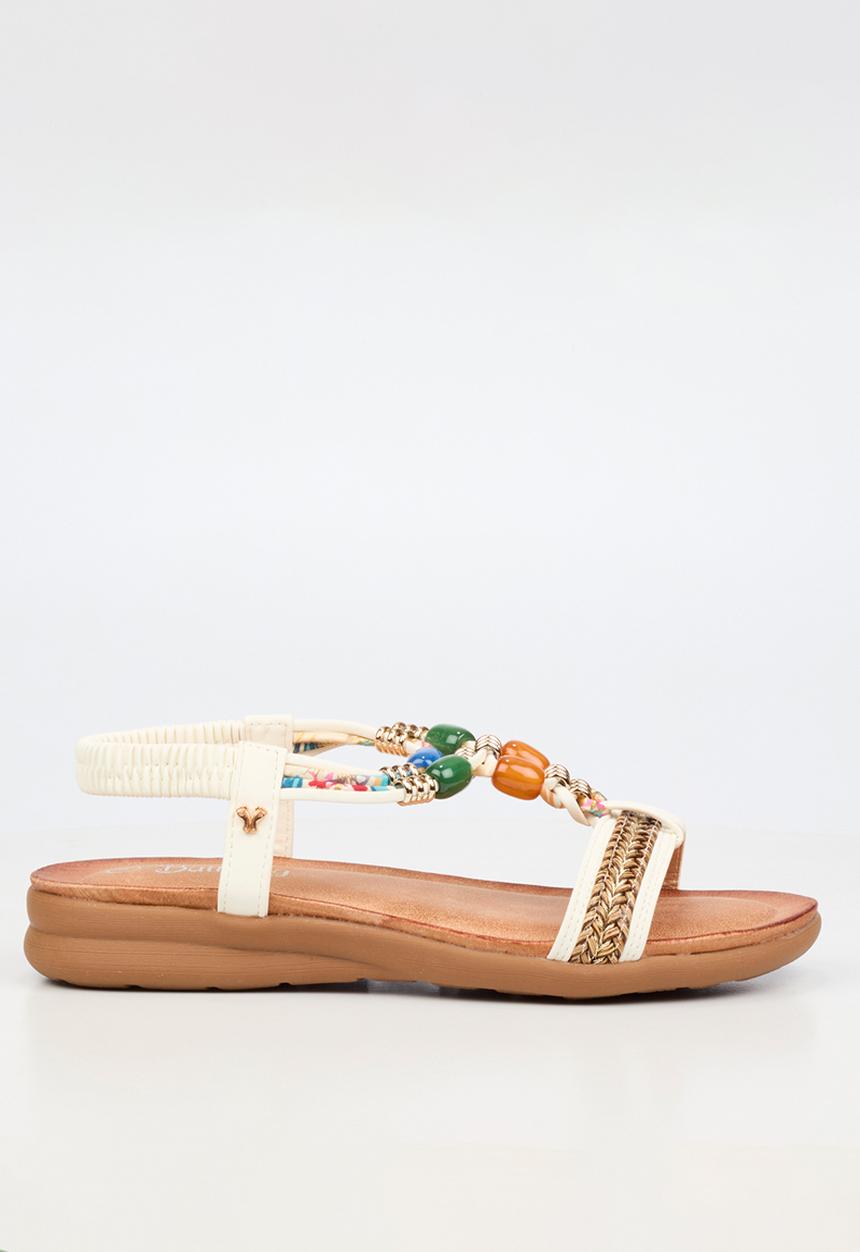 Butterfly Feet - Frani 1 slingback sandal - white