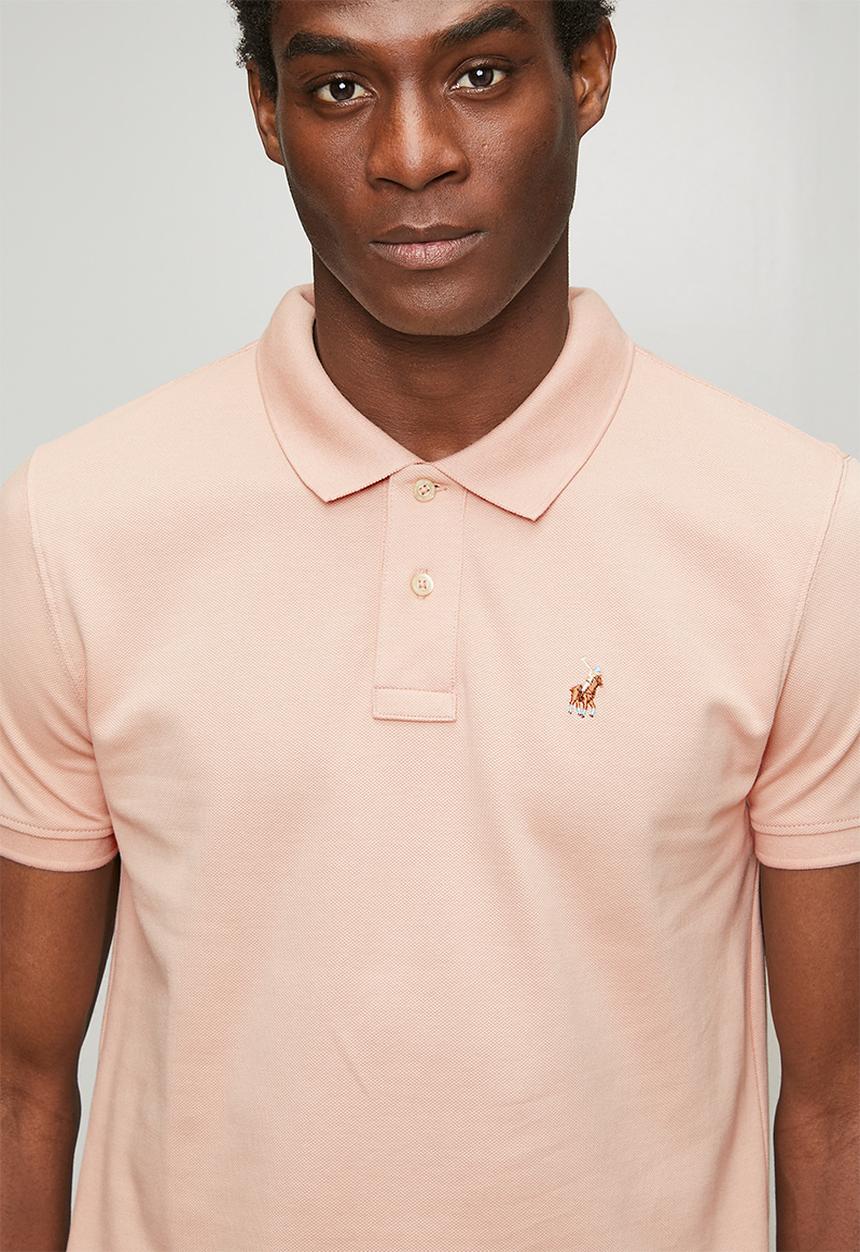 POLO - MENS ESSENTIAL PIQUE SS GOLFER - Pink