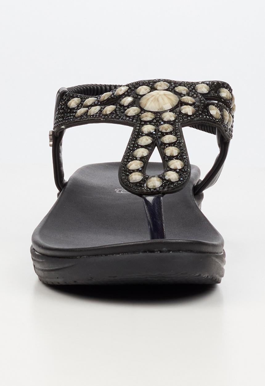 Butterfly Feet - Mylee 1 t-bar sandal - black