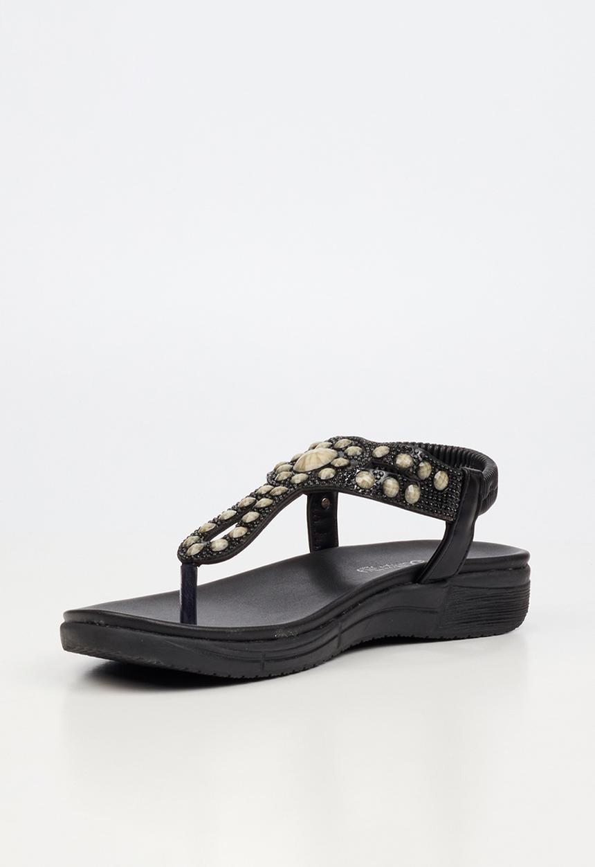 Butterfly Feet - Mylee 1 t-bar sandal - black