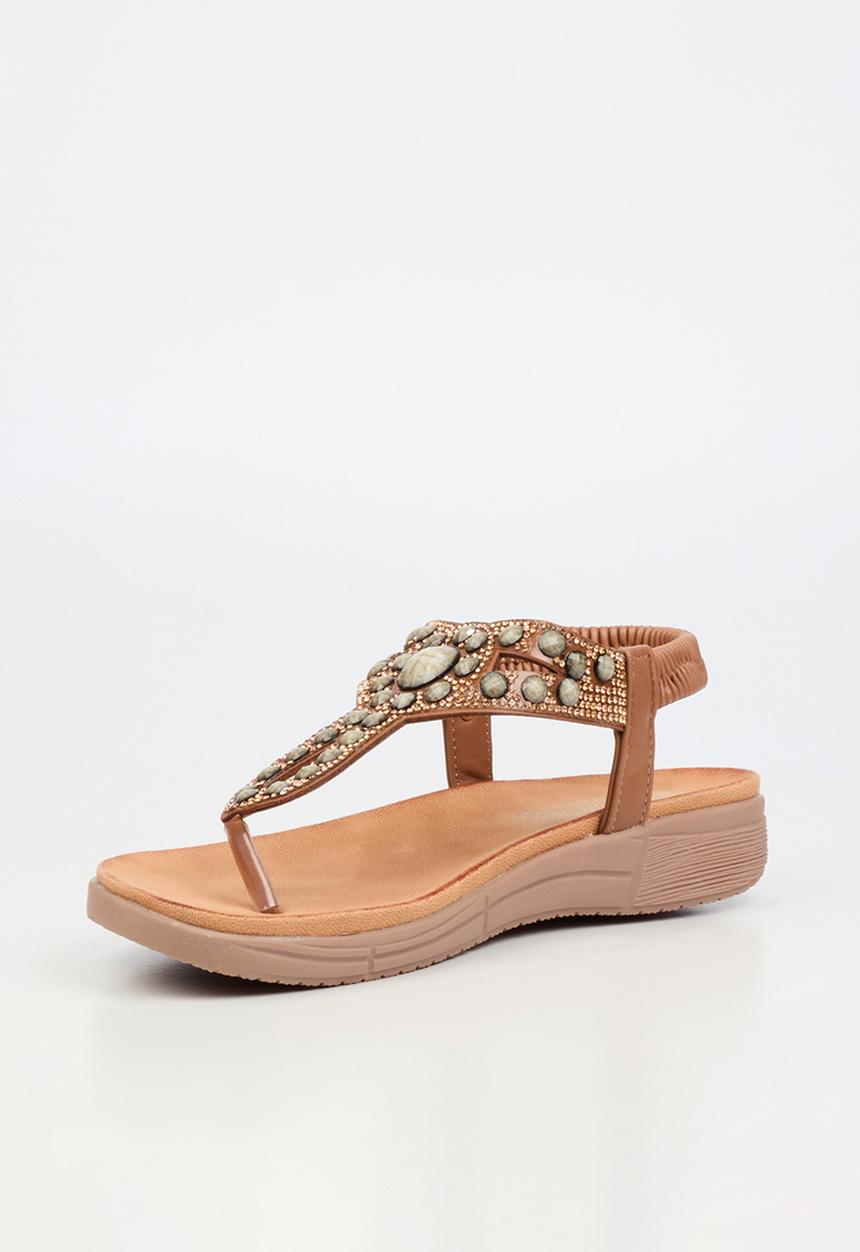 Butterfly Feet - Mylee 1 t-bar sandal - taupe