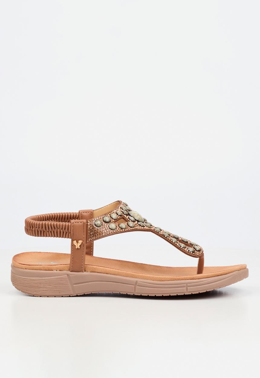 Butterfly Feet - Mylee 1 t-bar sandal - taupe