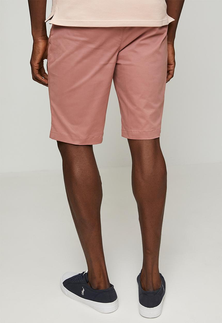 POLO - MENS ESSENTIAL COTTON CHINO SHORTS - Pink