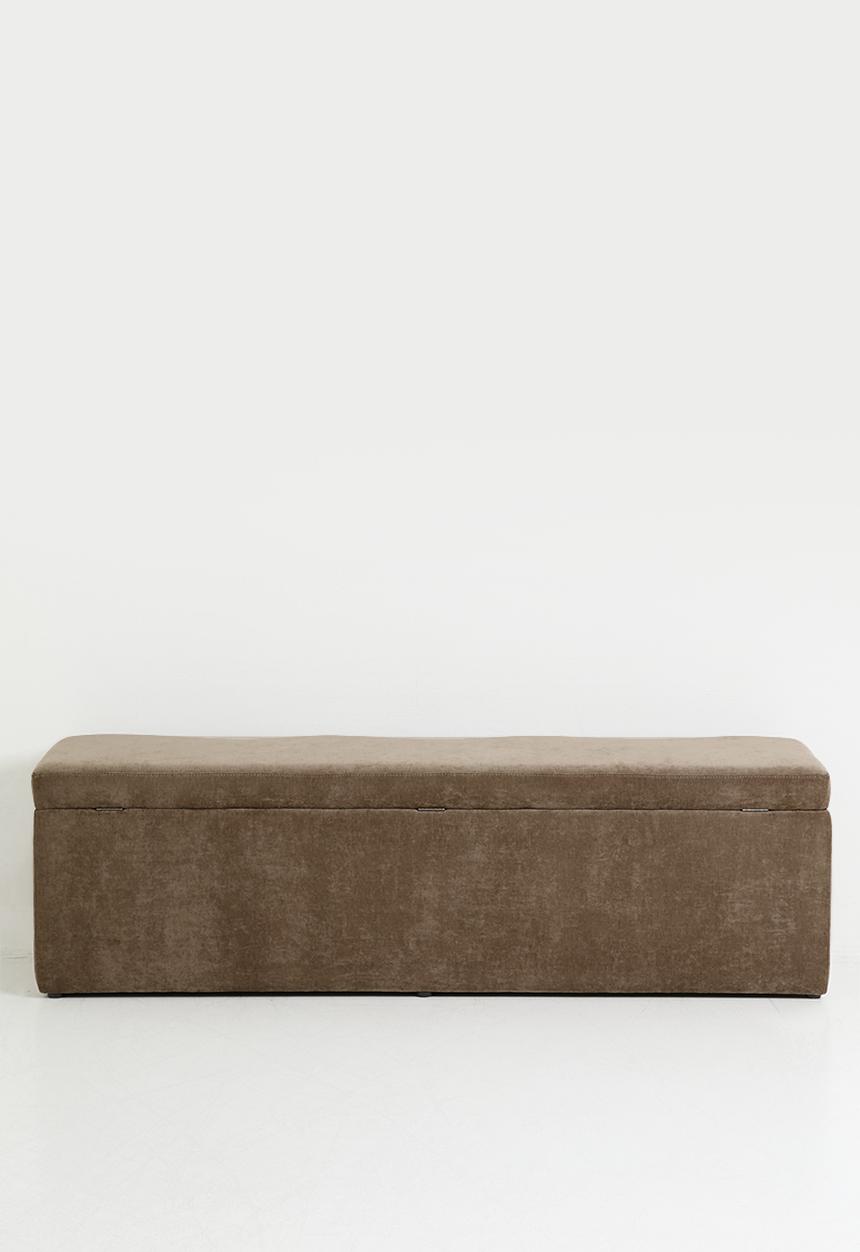Sixth Floor - Puro Storage Ottoman - Latte