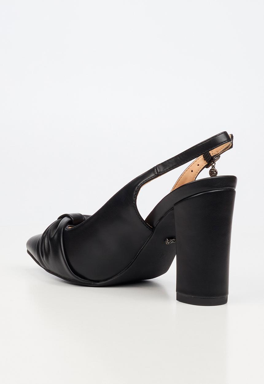 Miss Black - Narissa 1 bow slingback heel - black