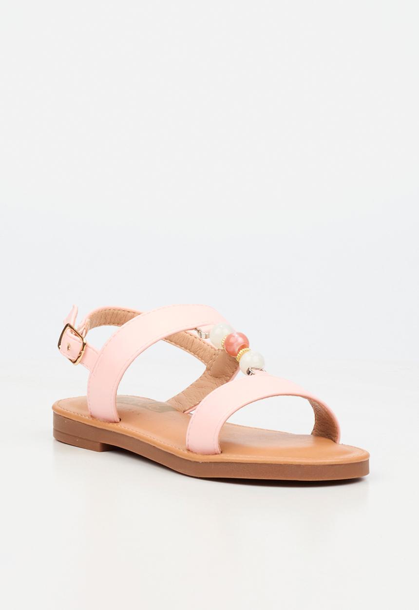 Little Miss Black - Heavenly 2 Beaded Sandal - Pink