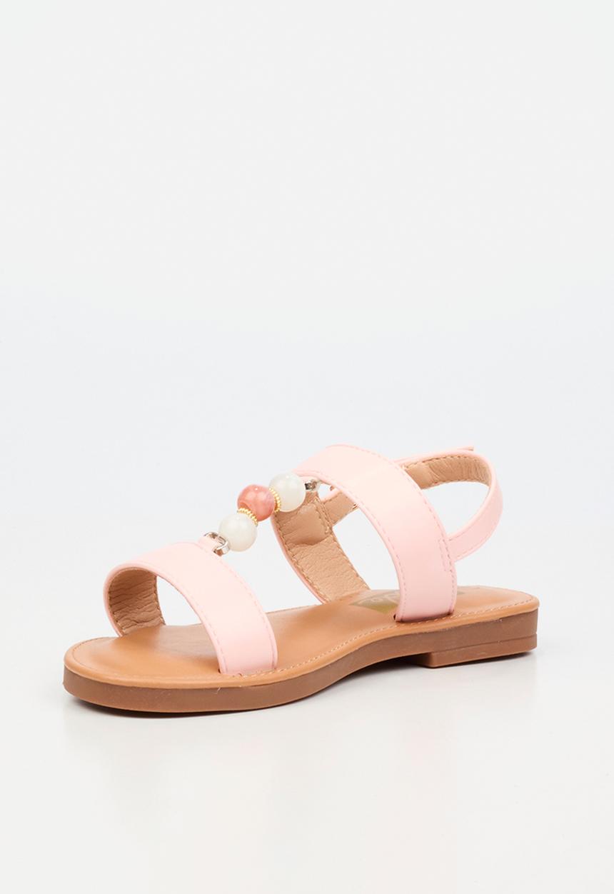 Little Miss Black - Heavenly 2 Beaded Sandal - Pink