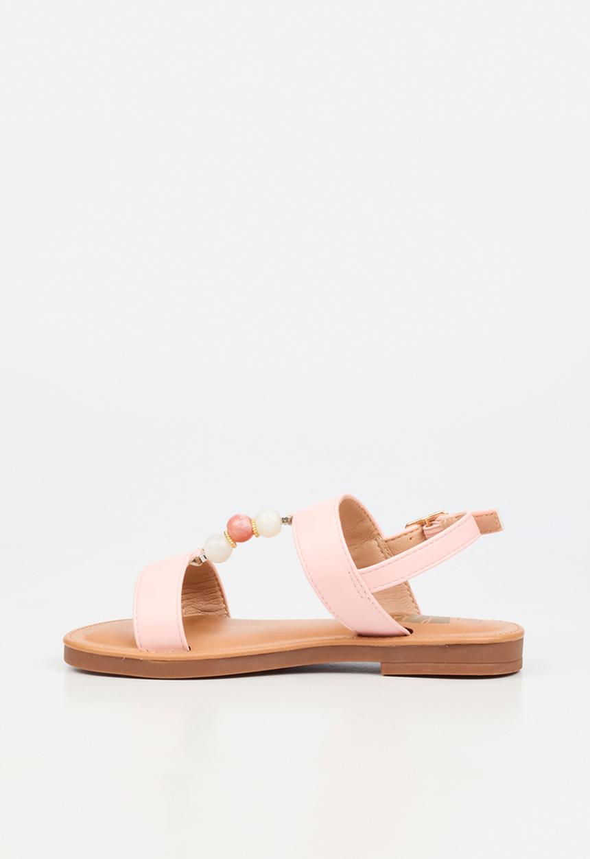 Little Miss Black - Heavenly 2 Beaded Sandal - Pink