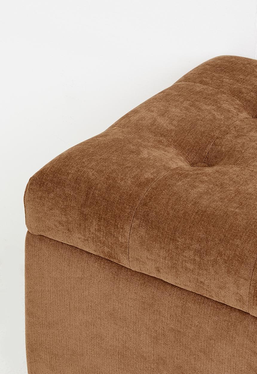 Sixth Floor - Benji Storage Ottoman - Ochre