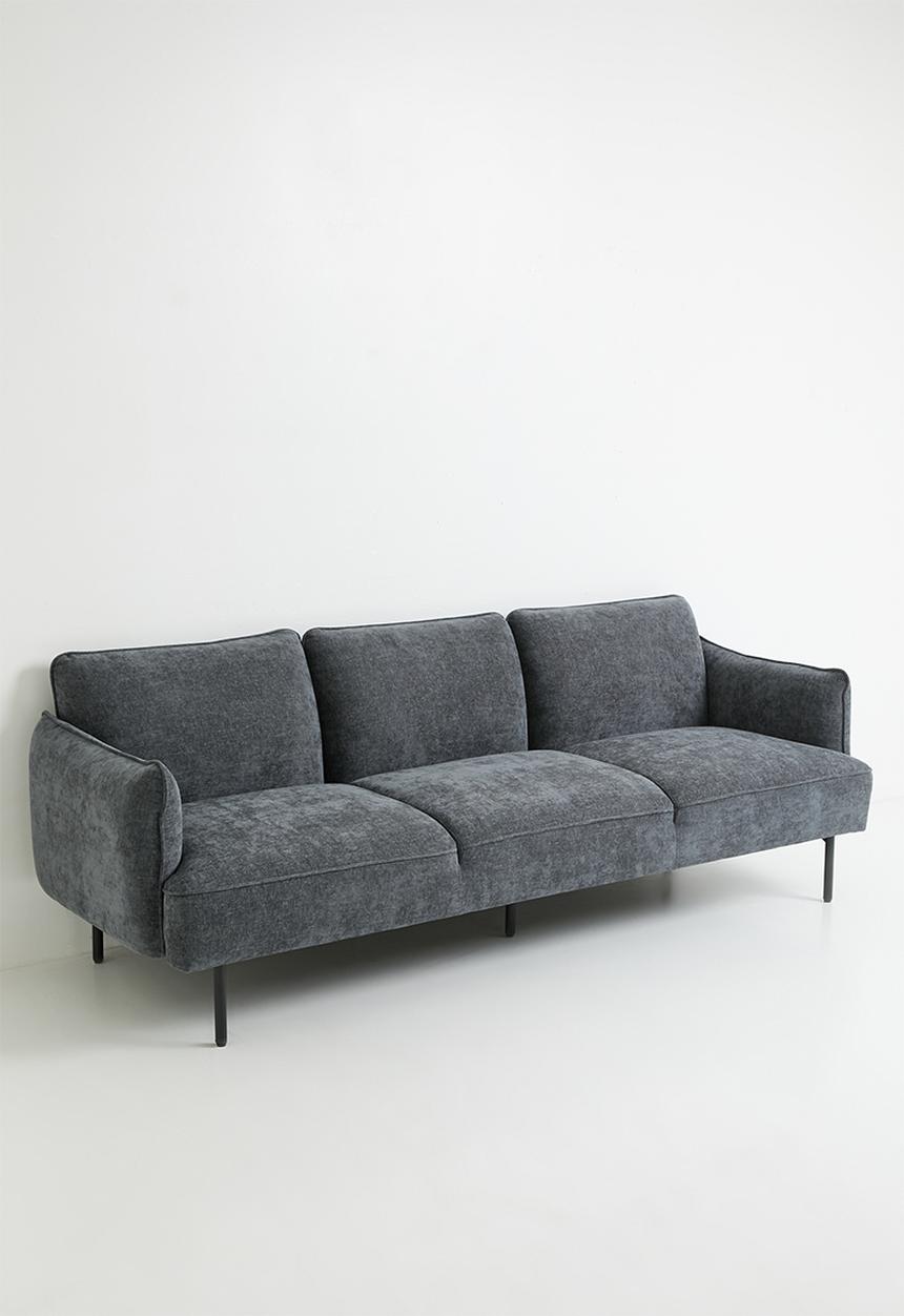 Sixth Floor - Melbourne 3 Seater Sofa - Blue