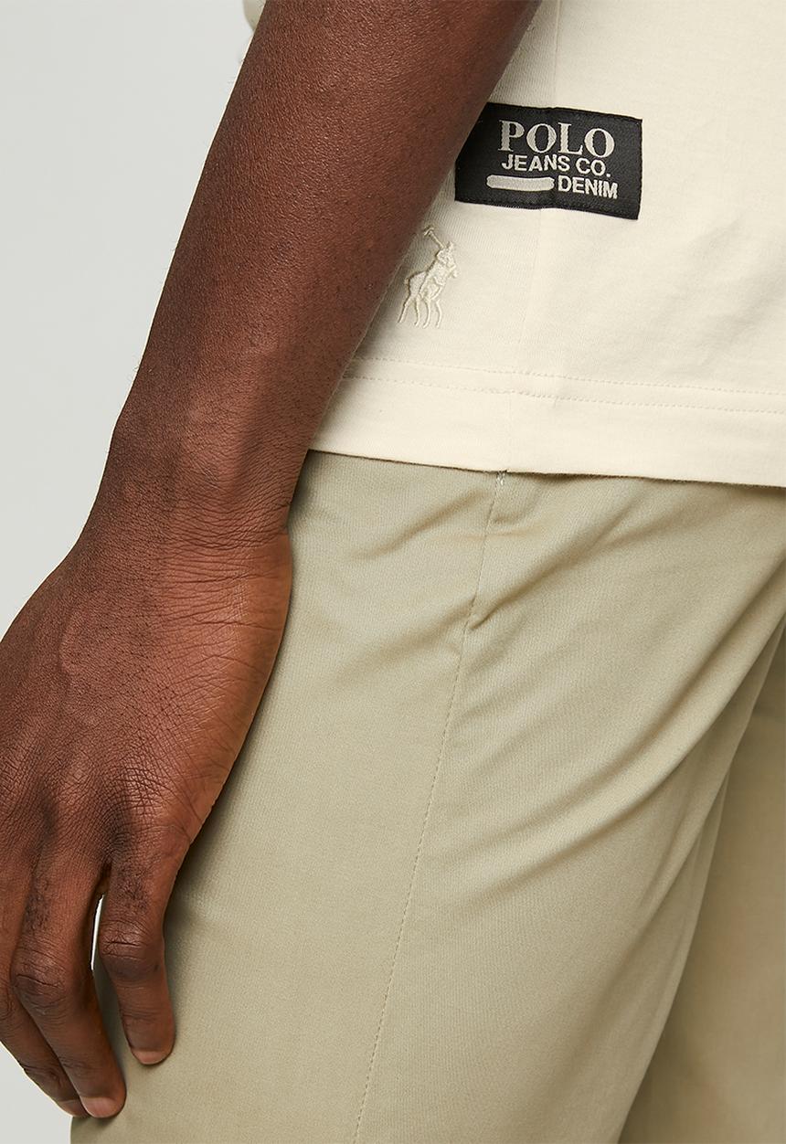 POLO - Mens pjc sketch logo graphic tee - white