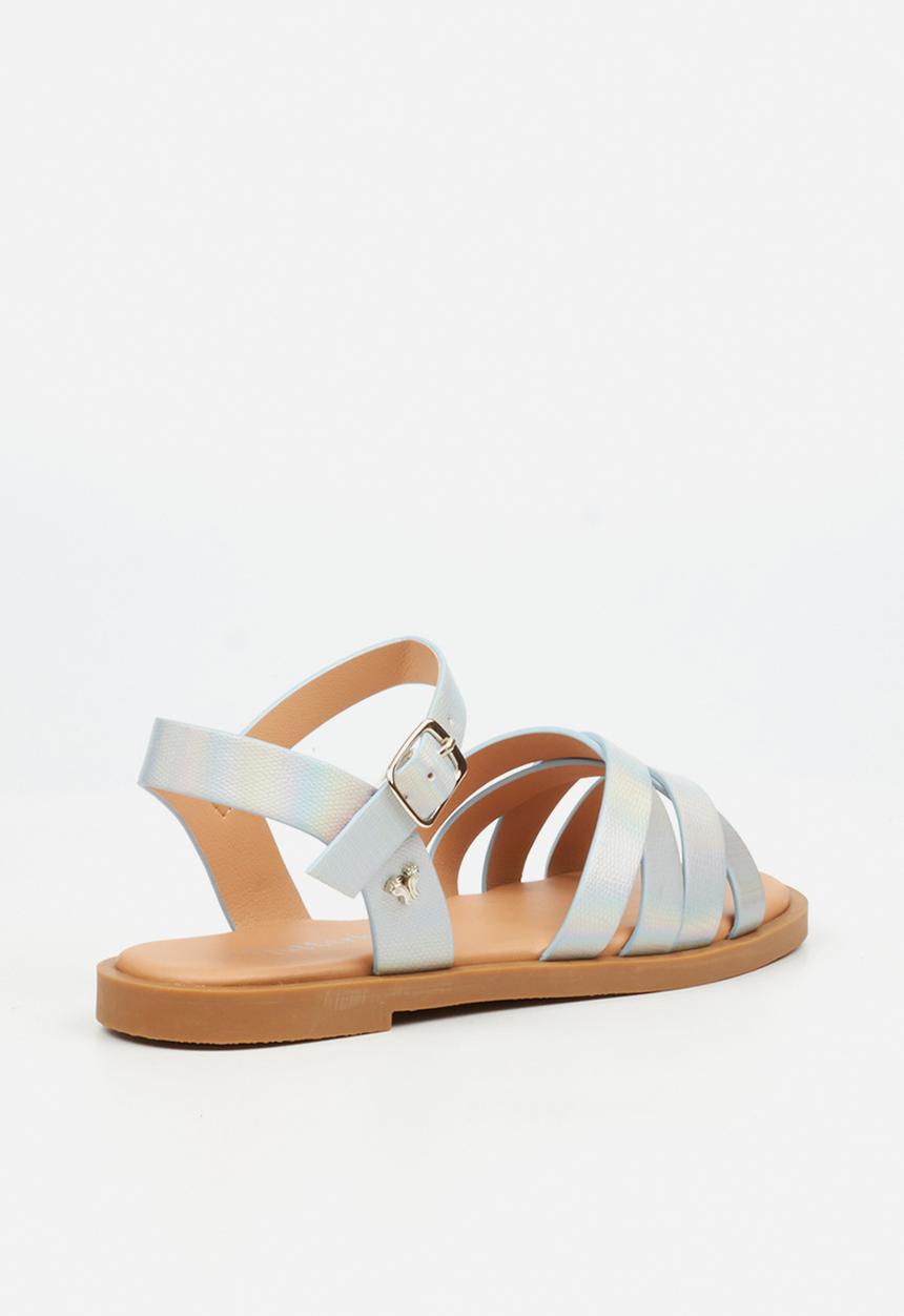 Flutterby - Lillie 1 girls sandal - silver