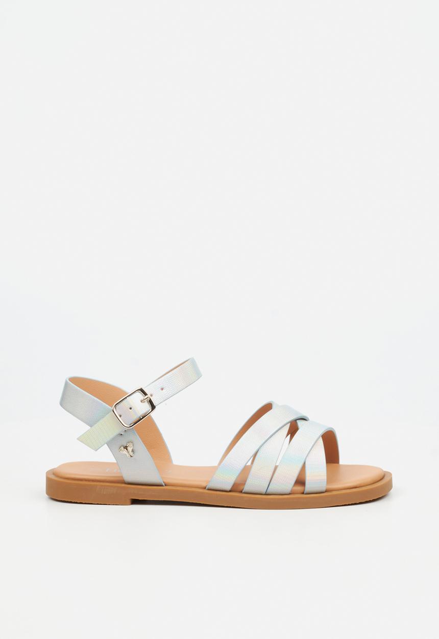 Flutterby - Lillie 1 girls sandal - silver
