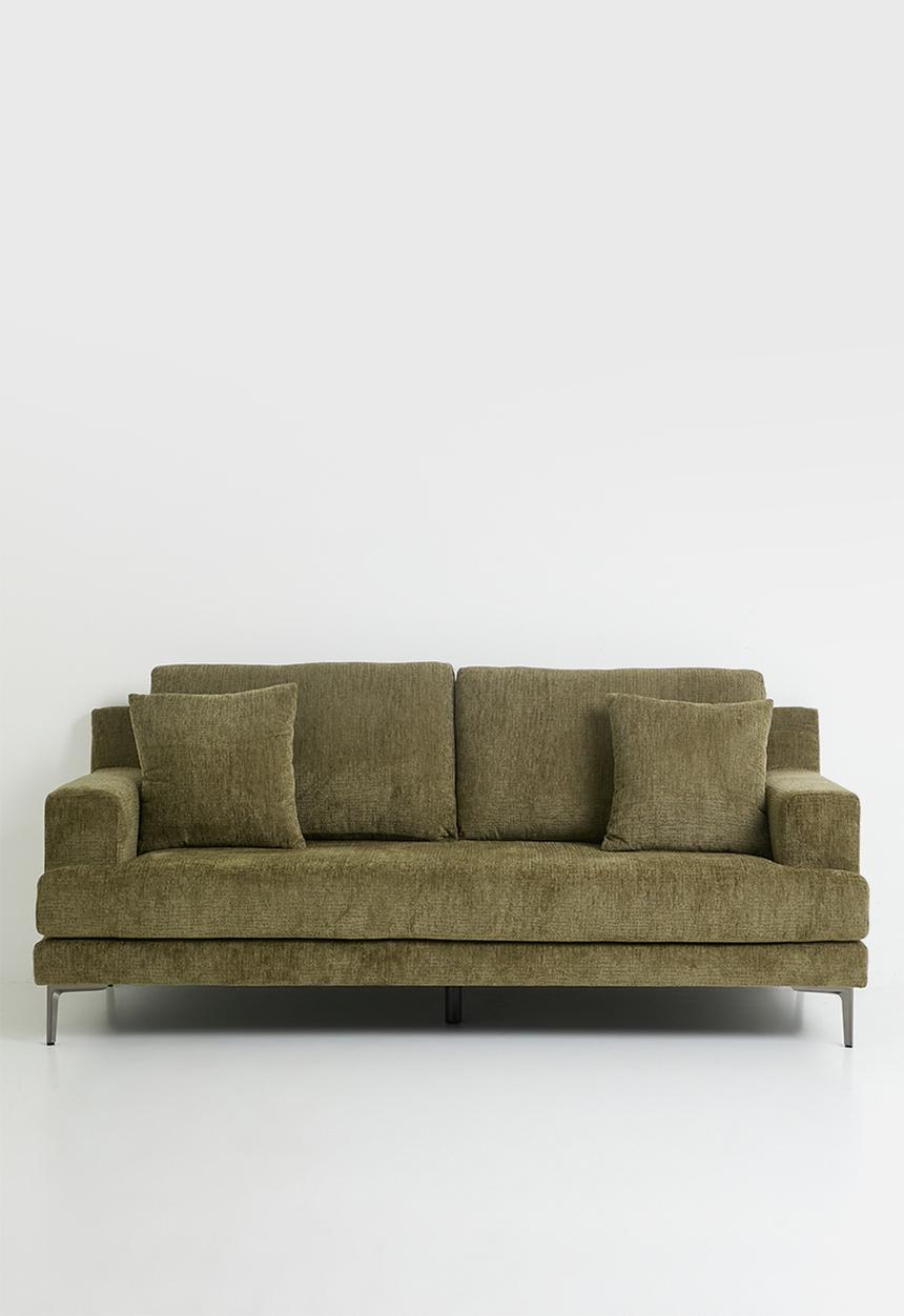 Sixth Floor - Aurora 3 Seater Sofa - Olive