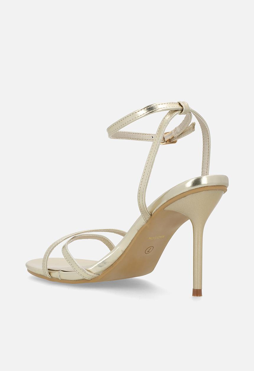 Madison® - Hope open toe ankle strap - gold