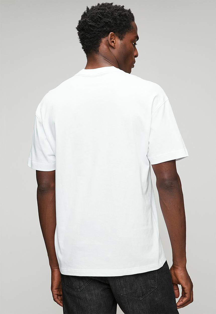 POLO - Mens pjc herringbone tape tee - white