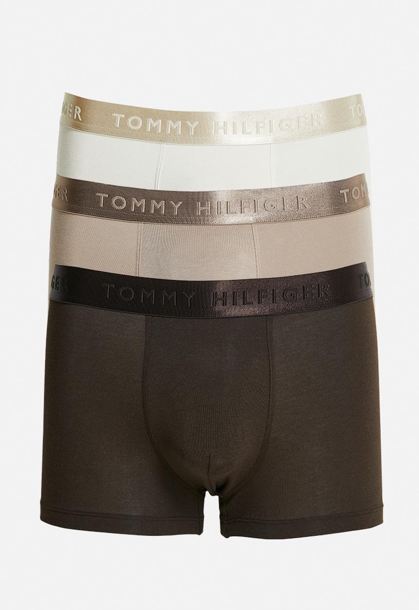 Tommy Hilfiger - 3P TRUNK - Drk Cffe/Cstl Tpe/Nws Print