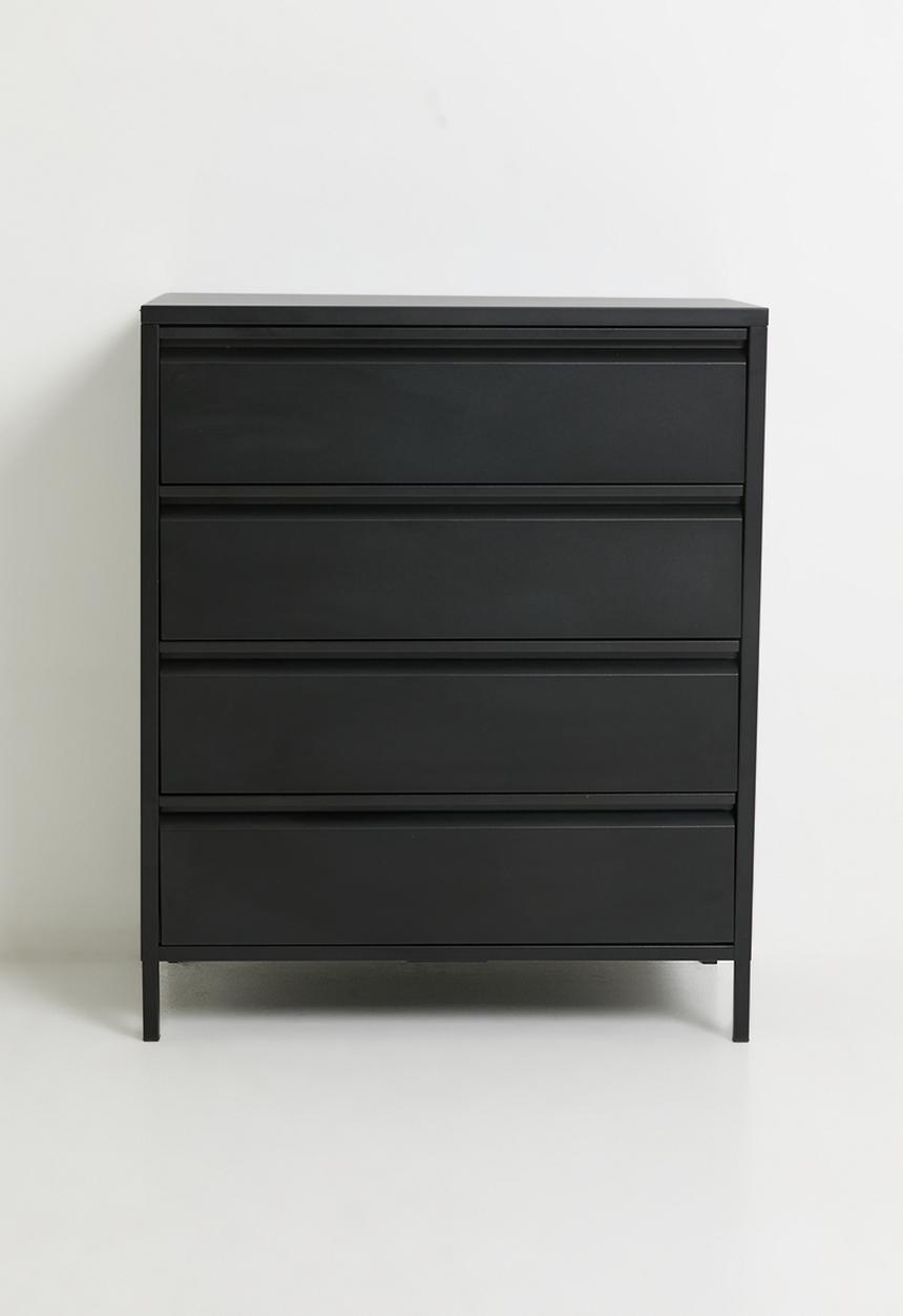 Sixth Floor - Mia 4 Chest Drawer - Black